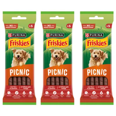 Friskies Picnic dla dorosłych psów z wołowiną 3x42g (5 sztuk)