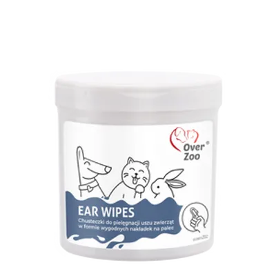 OVER ZOO Ear Wipes chusteczki do pielęgancji uszu 50szt