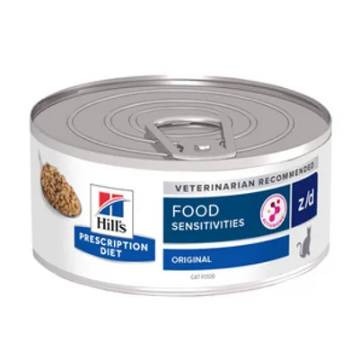 HILL'S PD Prescription Diet Feline z/d Food Sensitivities 156g puszka