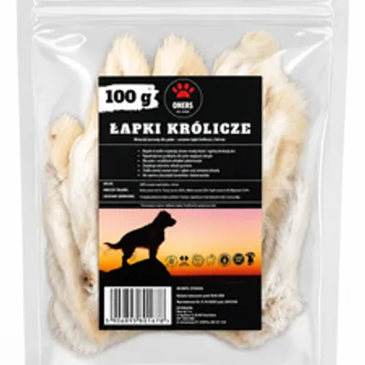 ONERS ŁAPKI KRÓLICZE 100g