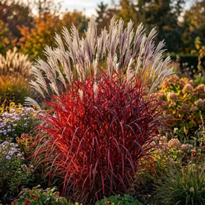 Miskant chiński - Miscanthus sinensis 'Lady In Red'