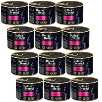 DOLINA NOTECI Premium dla kota filet z piersi z indyka 12x185g