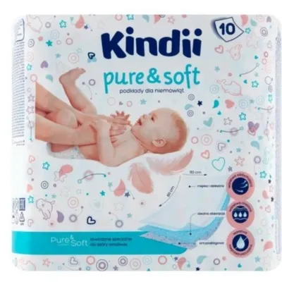 Kindii podkłady pure&soft 10 szt