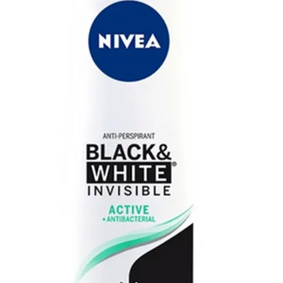 Nivea invisible active black & white dezodorant w sprayu 200 ml