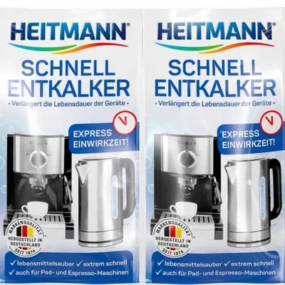 Heitmann schnell entkalker odkamieniacz do ekspresów 2 × 15 g
