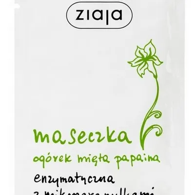 Ziaja maska enzymatyczna do twarzy ogórek mięta 7 ml