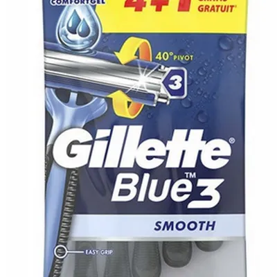 Gillette blue 3 smooth maszynki jednorazowe do golenia 4+1 szt