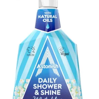Astonish daily shower shine white lilies spray do czyszczenia wanny i prysznica 750 ml