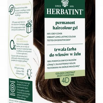 Herbatint farba 170ml 4d złoty kasztan