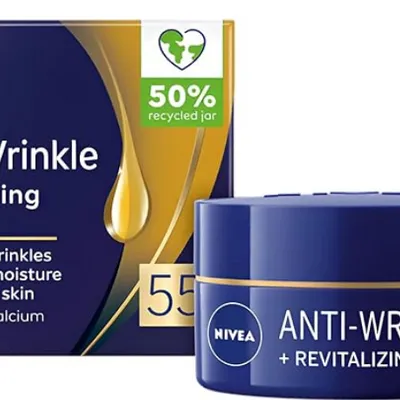 Nivea anti-wrinkle revitalizing krem przeciwzmarszczkowo (55+) na noc 50 ml