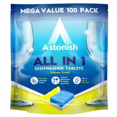 Astonish dishwasher all in 1 tabletki do zmywarki 100 szt