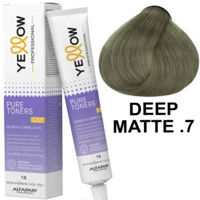 Alfaparf yellow pure toners deep matte .7 100 ml