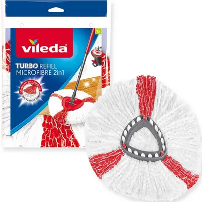Vileda wkład do mopa obrotowego turbo easy & wring okrągły 2w1