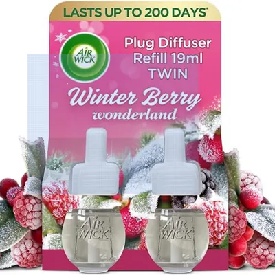 Air wick wkład do dyfuzora elektrycznego zimowe jagody refill 2x 19 ml