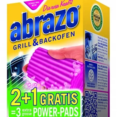 Abrazo powerpads zmywaki nasączone do grilla i piekarnika 2 szt