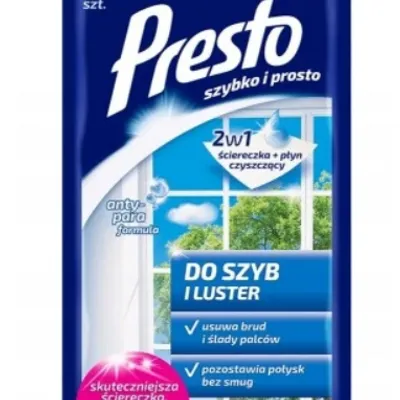 Presto ściereczki do szyb i luster 30 szt