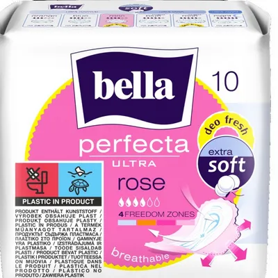Bella perfecta ultra rose podpaski higieniczne ze skrzydełkami 10 szt