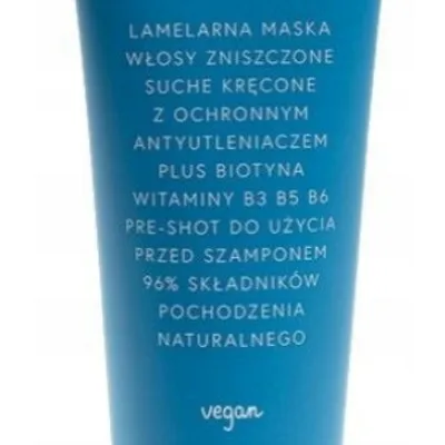 Ziaja lamelarna maska włosy zniszczone suche kręcone 100 ml