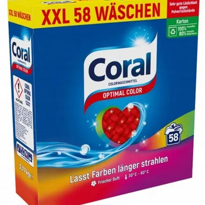 Coral pulver color proszek do prania kolorów 3,77 kg