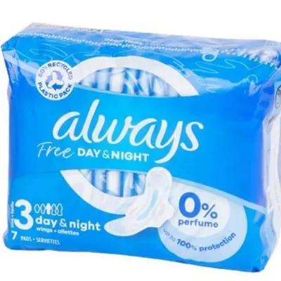 Always free day&night rozmiar 3 – podpaski higieniczne 7 szt