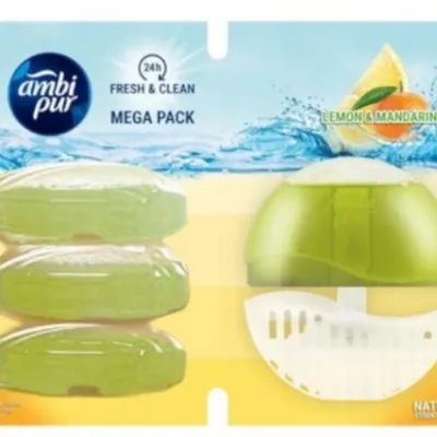 Ambi pur zawieszka do wc starter + 3 wkłady lemon & mandarin