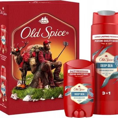Zestaw prezentowy Old Spice deep sea dezodorant w sztycie 50 ml + żel pod prysznic 250 ml