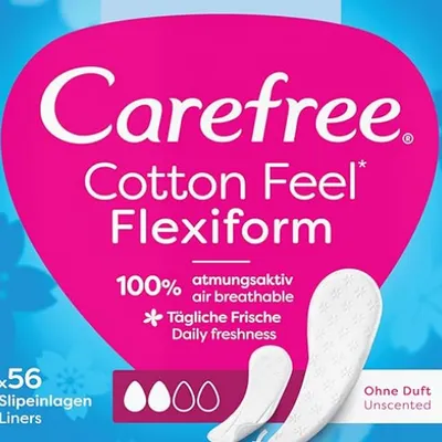 Carefree wkładki cotton flexi cotton 56 szt