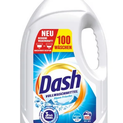 Dash gel vollwaschmittel alpen frischeal żel do prania tkanin białych 4,5 l