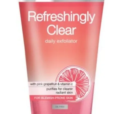 Neutrogena clear radiant scrub exfoliates vit c pink grapefruit 150 ml