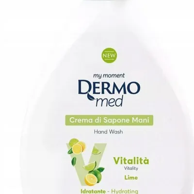 Dermomed mydło w płynie z pompką vitalita lime 1 l