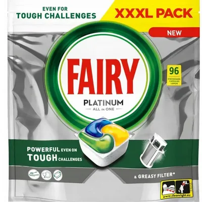 Fairy platinum lemo all-in-1 tabletki do zmywarki 96 szt