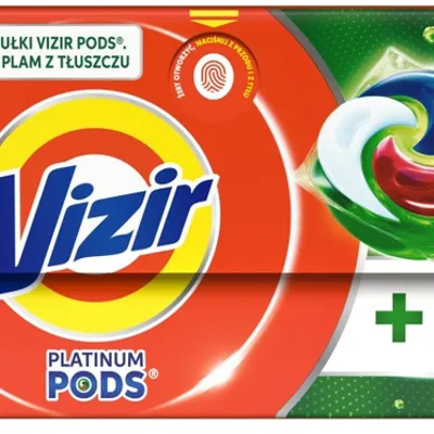 Vizir platinum pods + fairy effect kapsułki do prania 19 szt