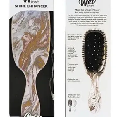 Wet brush shine enhancer metallic marble bronze