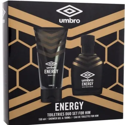 Umbro energy zestaw kosmetyków dla mężczyzn woda toaletowa+żel pod prysznic