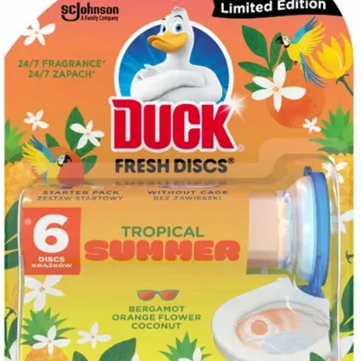 Duck fresh discs żelowy krążek do toalety tropical summer 6 szt