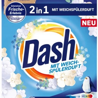 Dash pulver 2in1 weichspülerduft universal proszek do prania jasnych tkanin 3 kg