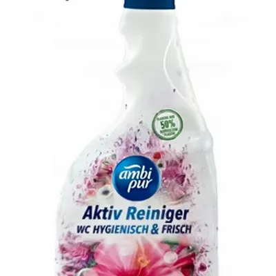 Ambi pur spray do czyszczenia wc i łazienki hibiskus i róża 750 ml