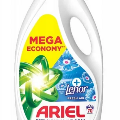 Ariel płyn do prania 3,15l fresh air + lenor 70 wl