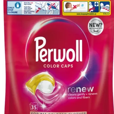 Perwoll renew caps color kapsułki do prania kolorów 35 szt