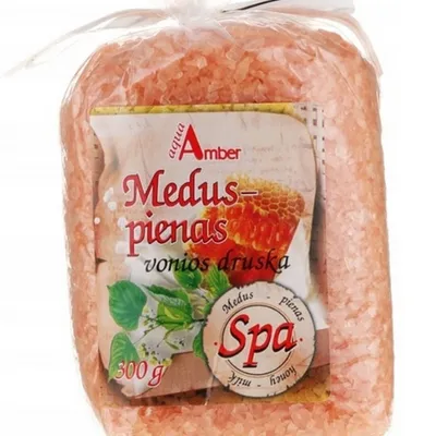 Aqua amber sól do kąpieli miód/mleko 300 g