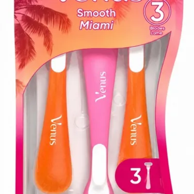 Gillette venus smooth miami maszynki do golenia 3 szt