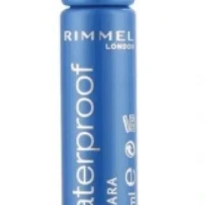 Rimmel london 001 black black 100% waterproof tusz do rzęs 8 ml