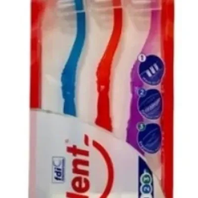 Pepsodent daily clean action medium szczoteczka do zębów medium 3 szt