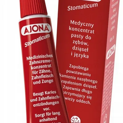 Ajona stomaticum medyczny koncentrat pasta do zębów i dziąseł 25 ml