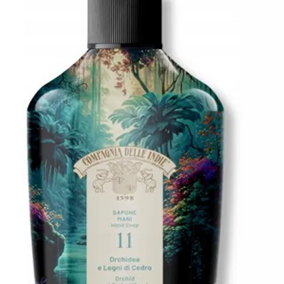 Compagnia delle indie sapone mani 11 orchidea e legni di cedro mydło do rąk w płynie 300 ml