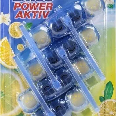 Bliss power aktiv wc blue water lemon multi zawieszka 4x 55 g