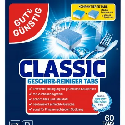 G&g power activ tabs classic tabletki do zmywarki 60 szt