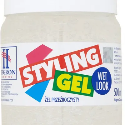 Hegron styling gel wetlook do włosów biały 500 ml