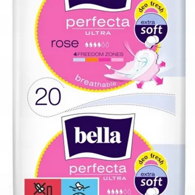 Bella perfecta duo ultra rose ze skrzydełkami 20 szt