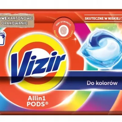 Vizir all in one pods color kapsułki do prania kolorowych tkanin 22 szt.